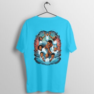 Family Bond T-Shirt in Sky Blue - Custom Design