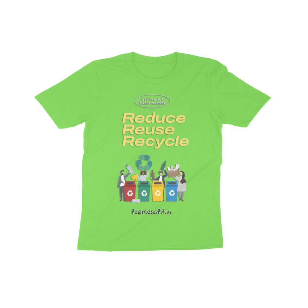 EcoWarrior Recycling Awareness T-Shirt | Sustainable Fashion by FearlessFit