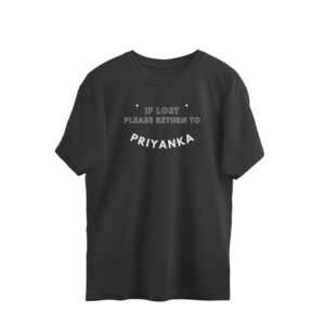 If lost please return to customized name | Men's Oversized T-shirt